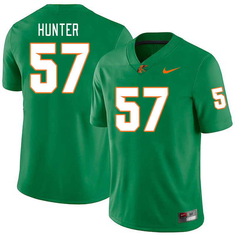 Men-Youth #57 Khalil Hunter Florida A&M Rattlers 2023 College Football Jerseys Stitched-Green